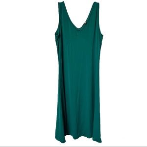 Tristan and American A line dress. Emerald green, size M
